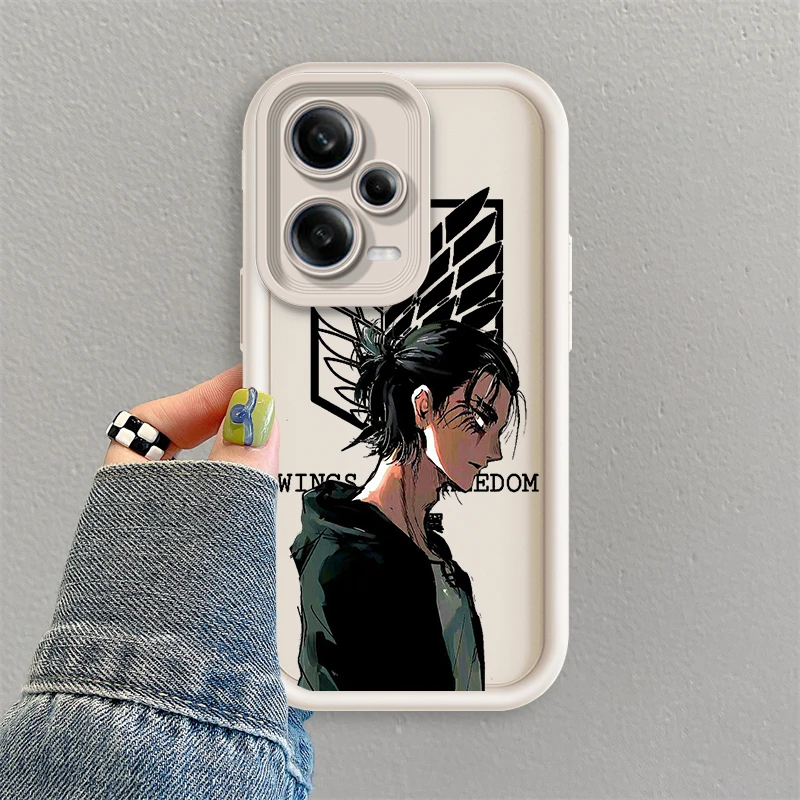 Anime A-Attack T-Titan Art Eye Ladder For Xiaomi Redmi Note 13 12 12C 11 11S 10 10C 10A 9C 9A Pro 5G Soft Phone Case