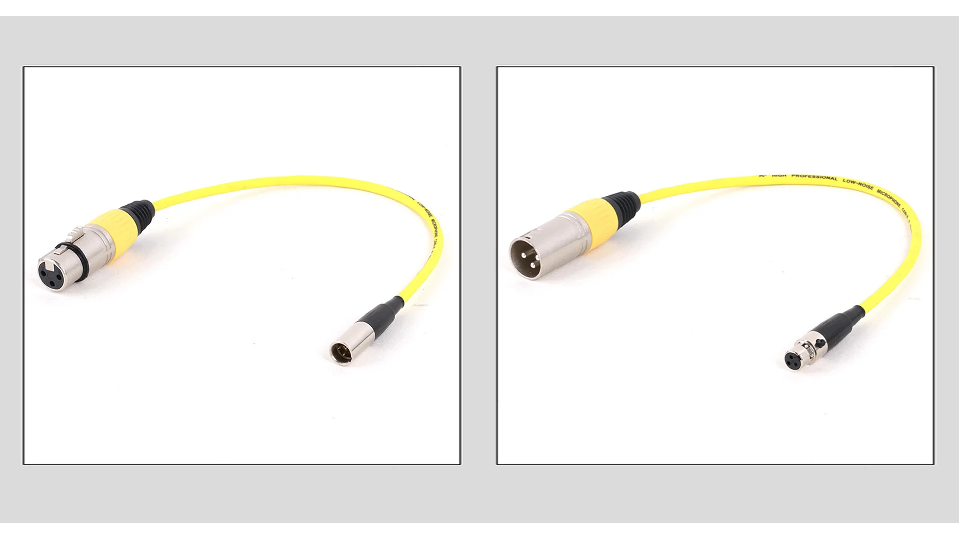 GuerGuo Mini XLR Audio Kabel Mini XLR 3Pin Stecker/Buchse auf 3PIN XLR Buchse/Stecker für Kopfhörer Carmera Konverter – Detail 6