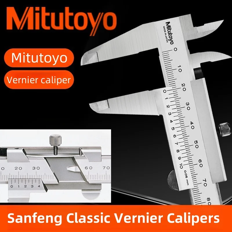 

Mitutoyo Vernier Caliper 150mm 200mm 300mm 0.02 Precision Micrometer Measuring Stainless Steel Tools Mitutoyo Gauge Measure