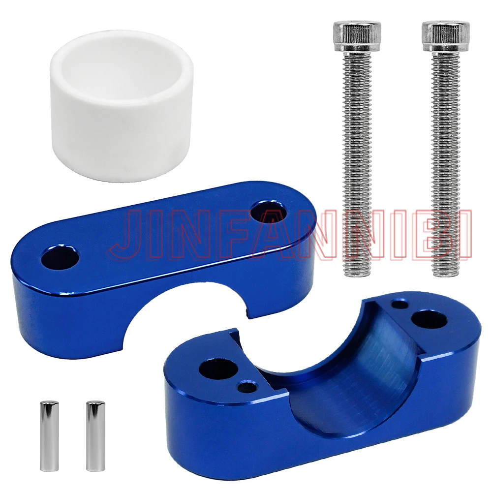 Steering Stem Bushing & Fixed Collar Kit Blue For Yamaha Blaster 200 1988-2000 2001 2002 2003 2004 2005 2006