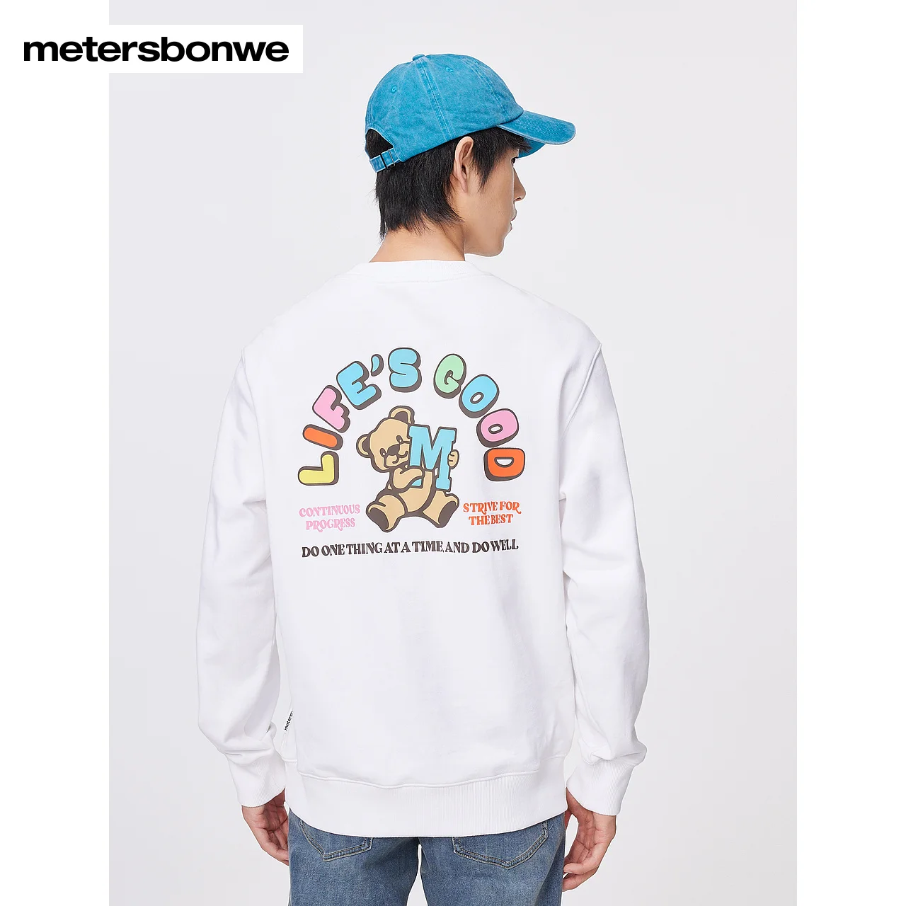 Metersbowne-Sudadera con capucha de cuello redondo para hombre, chaqueta con estampado de dibujos animados, Top de marca de alta calidad, invierno, nueva moda