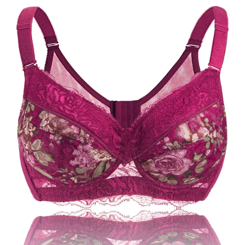 Drop Ship Womens Full Coverage Lightly Padded Underwire Adjustable Push Up Bra 34 36 38 40 42 44 46 48 B C D E F