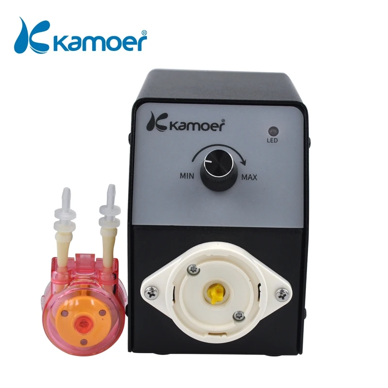 Bomba peristáltica Kamoer KCP2-KFS, bomba de agua de circulación pequeña automática, bomba dosificadora de clorato de potasio y ácido fotalico