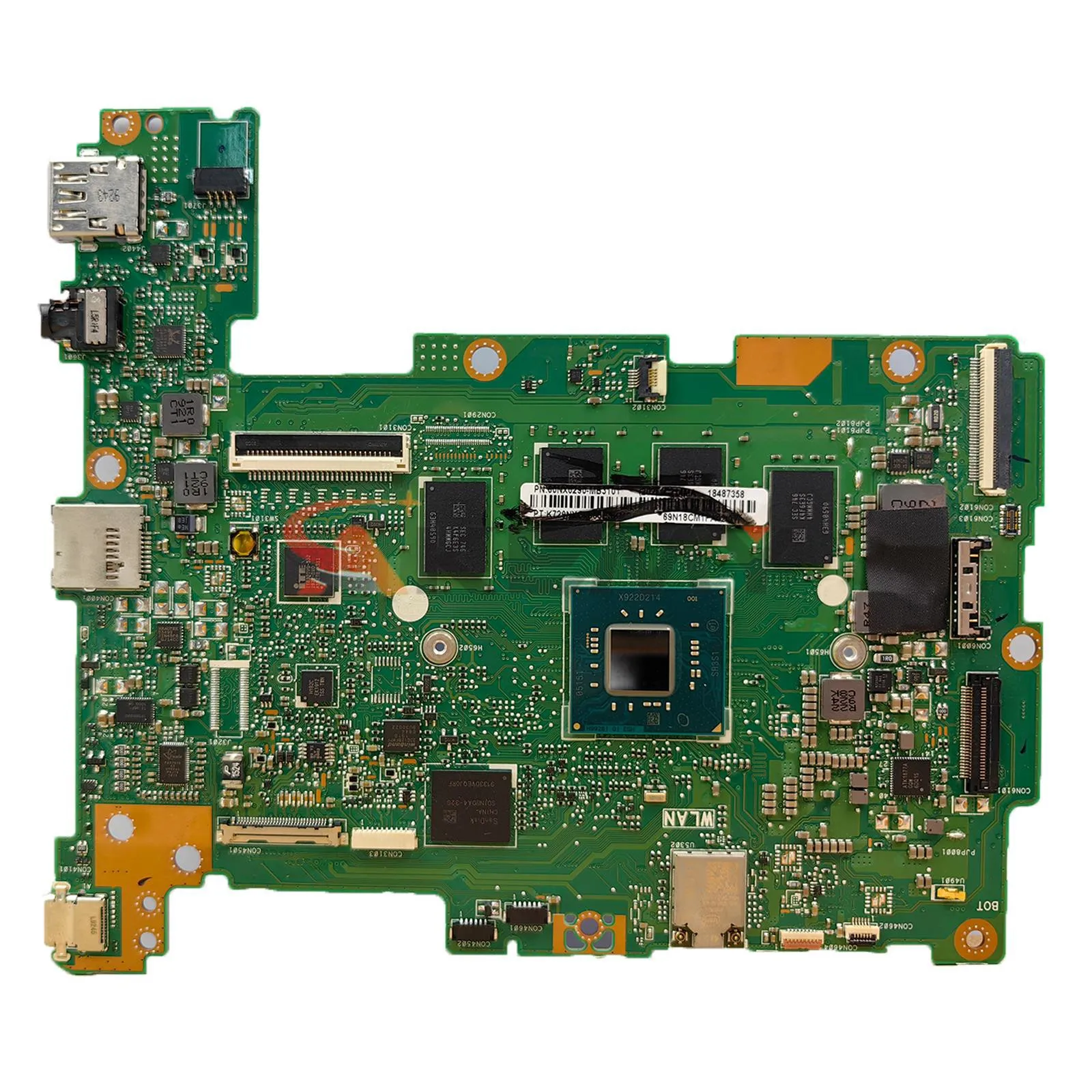 Shenzhen For ASUS Chromebook Flip C214MA  Laotop Mainboard C214MA Motherboard with N4000 CPU 4GB RAM 32G/64G-SSD