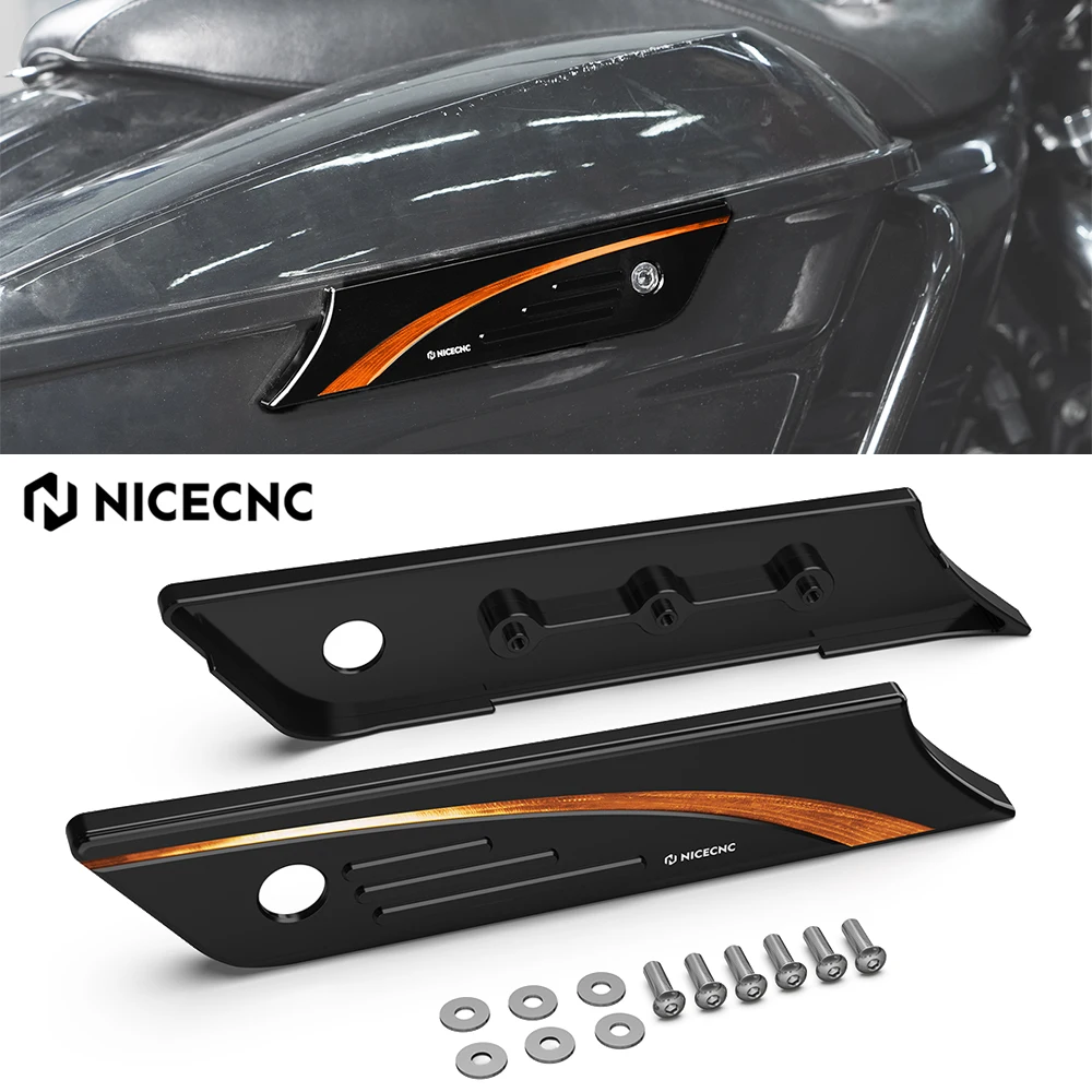 

For Harley Street Glide Road Glide Special Saddlebag Latch Decorative Covers For Harley Road King Electra Glide Ultra Limited