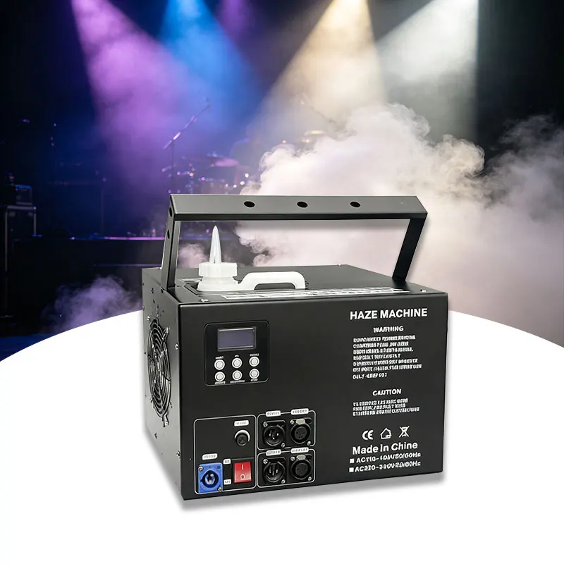 Mini 1500W Haze Machine with 1CH DMX512 Manual Control for Party Wedding Stage Security AC110-220V Best-Selling