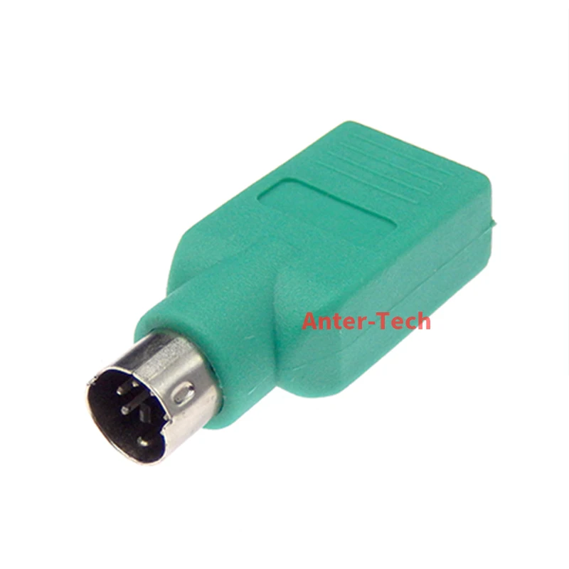 1Pcs Usb Female To Ps2 Ps / 2 Mouse Keyboard Converter Male Adapter Computer Converter In Stock