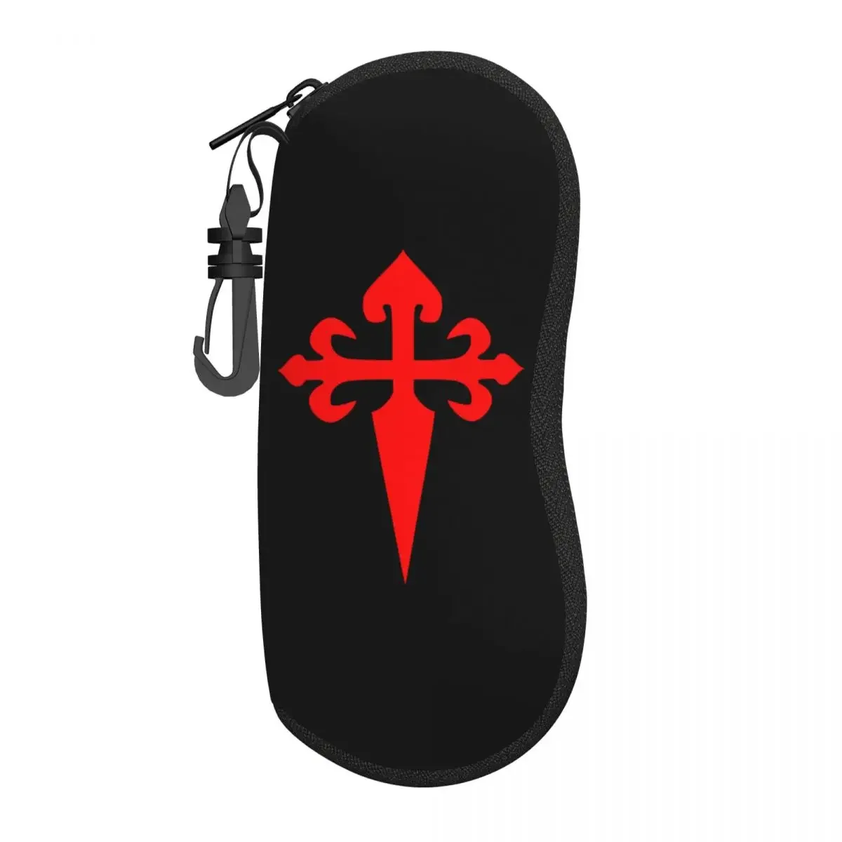 Custom Santiago Cross Sunglasses Soft Case  of Saint Catholic Shell Eyeglass  Protective Box For Glasses