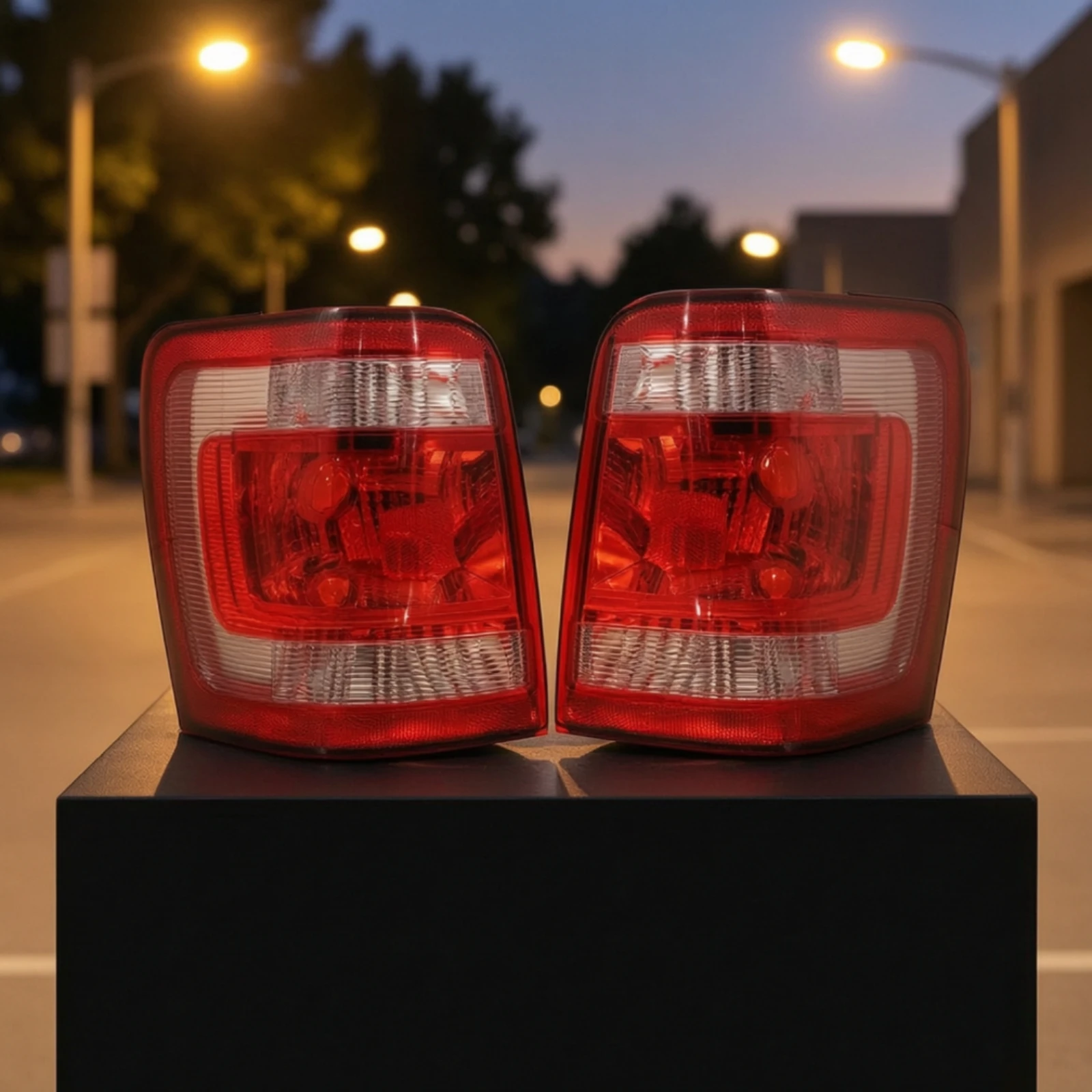 Tail Light Assembly Plug and Play Rear Lamp Assembly Tail Light Assemblies Easy to Install for Car Owners, Collision Repair