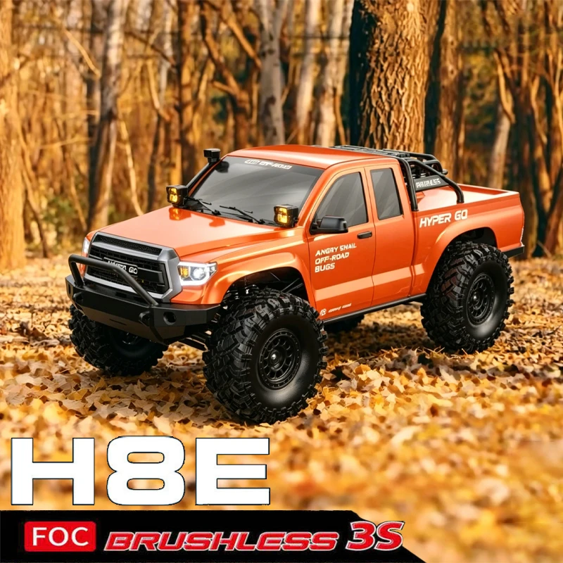 Mjx Hyper 1:8 Brushless H8e Remote Control Vehicle With High/Low Speed Differential Lock Four-Wheel Drive Off-Road Vehicle Gifts