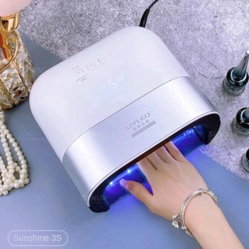 Gel Polish Manicure New Fast Rechargeable 48W LED UV Nail Lamp Professional Dryer Nail Polish Curing Lamp Dryer Fast Drying Lamp