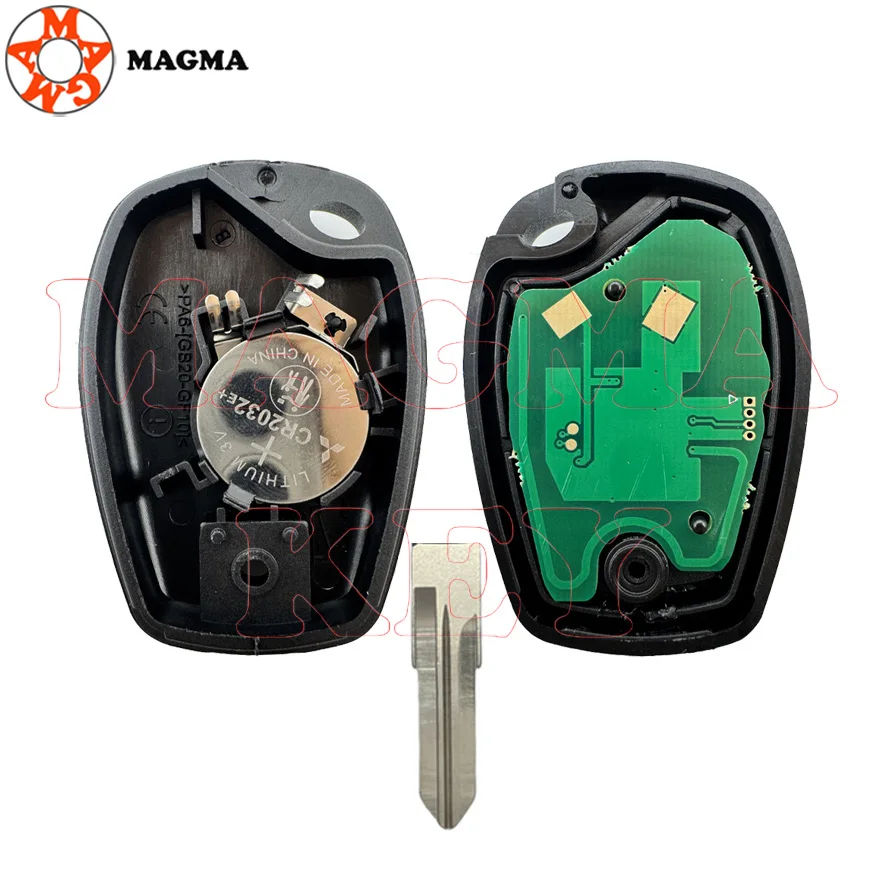 MAGMA 2/3 زر VAC102 مفتاح بعيد لرينو داستر مودوس كليو 3 توينجو داسيا لوجان سانديرو كانجو 433 ميجا هرتز PCF7946 PCF7947 رقاقة #4