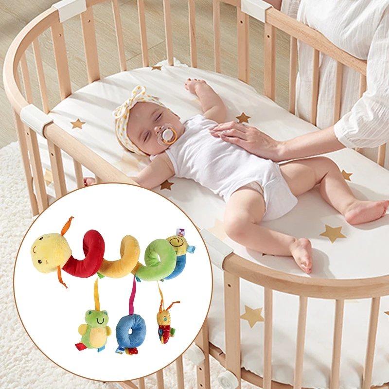 Cute Activity Spiral Crib Stroller Car Seat Travel Hanging Toys Baby Rattles Toy