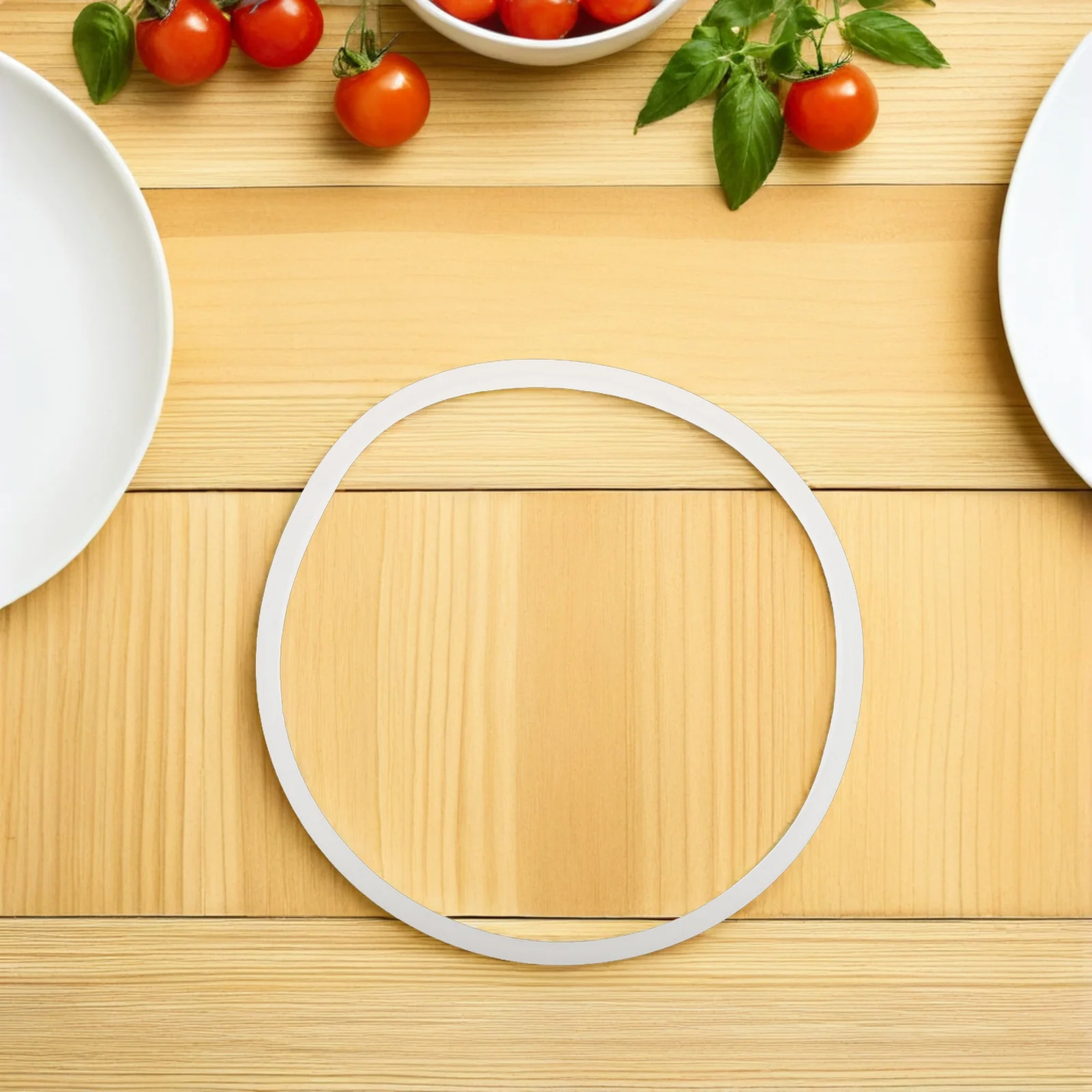 

5Pcs Pot Lid Silicone Gasket Seal - 9.82'' Flexible Replacement Ring for Glass Covers Prevent Steam Leakage Dishwasher Safe