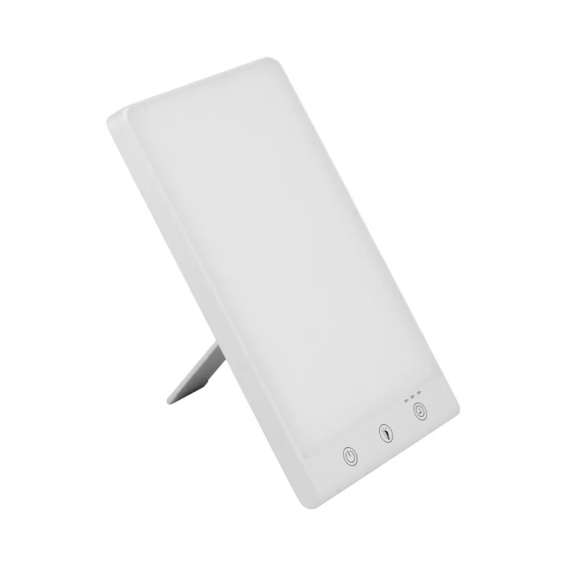 Full spectrum SAD phototherapy lamp, adjustable brightness, 3 color temperatures, with timer and memory function