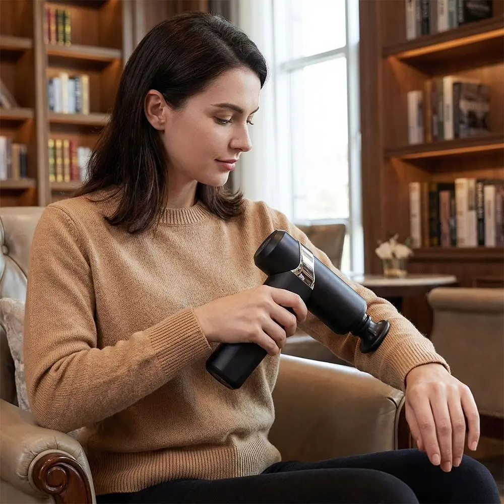 

Массажер для мышц с функциями горячего и холодного воздействия, перезаряжаемый, для тканей тела, вибрационный, ручной, для лица, для расслабления тела