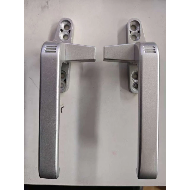 Type 50 Silver  Aluminum Alloy Window Handle, Push/Pull Window Latch, Vintage Bathroom Door & Window Handle