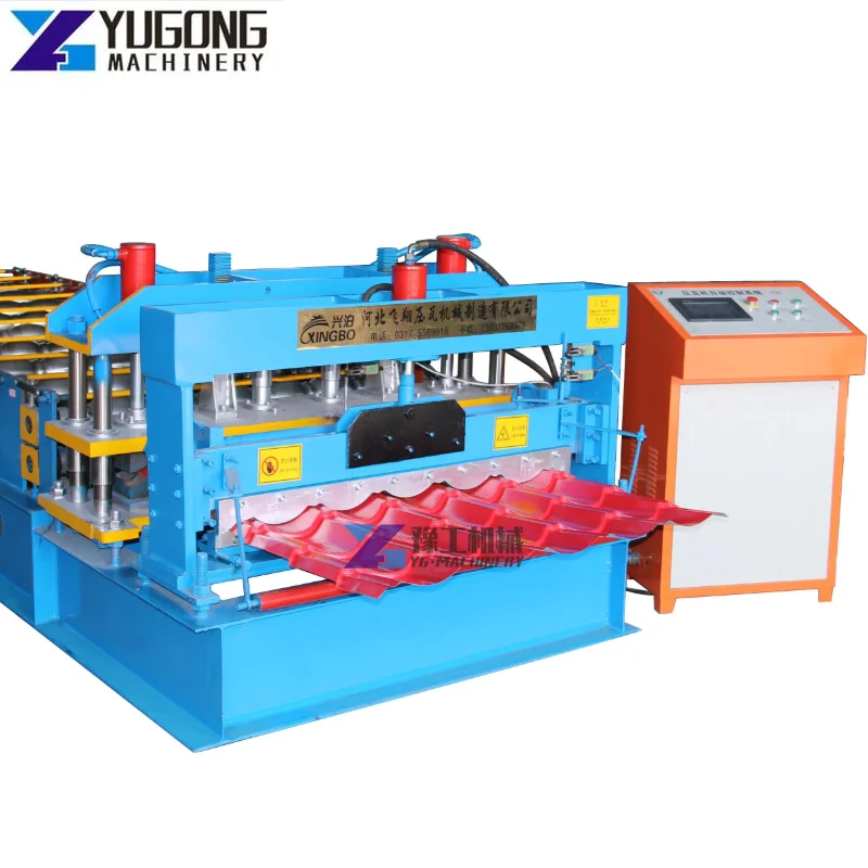 2023 Colorful Zinc Sheet Glazed Tile Roofing Panel Roll Forming Machine Metal Roof Roll Forming Machine Profile Making Machine