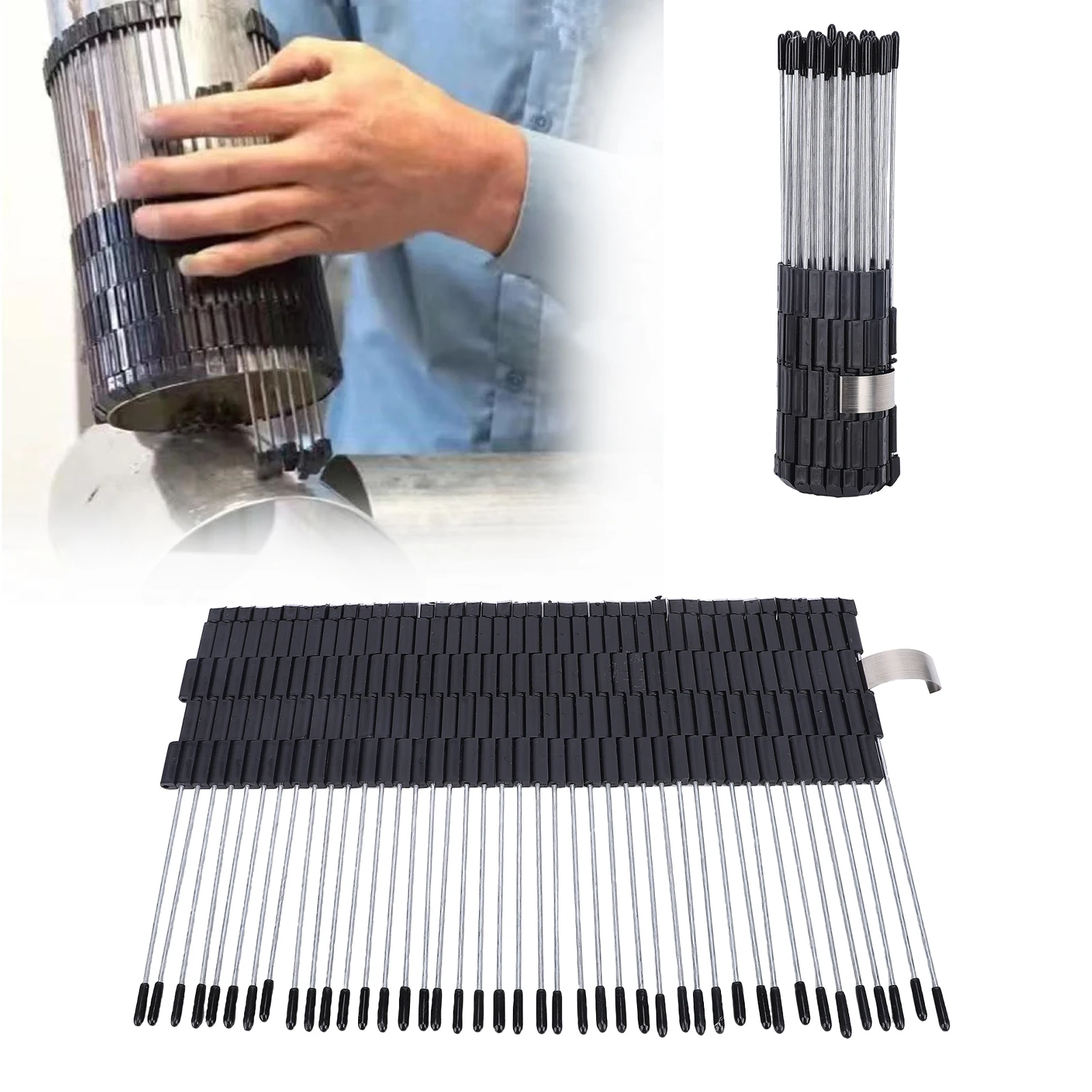 Multi-Functional Welding Saddle Pipe Profiler Tool Multi- Pipe Notching Templates for DIY Projects Multipurpose Shape Collector