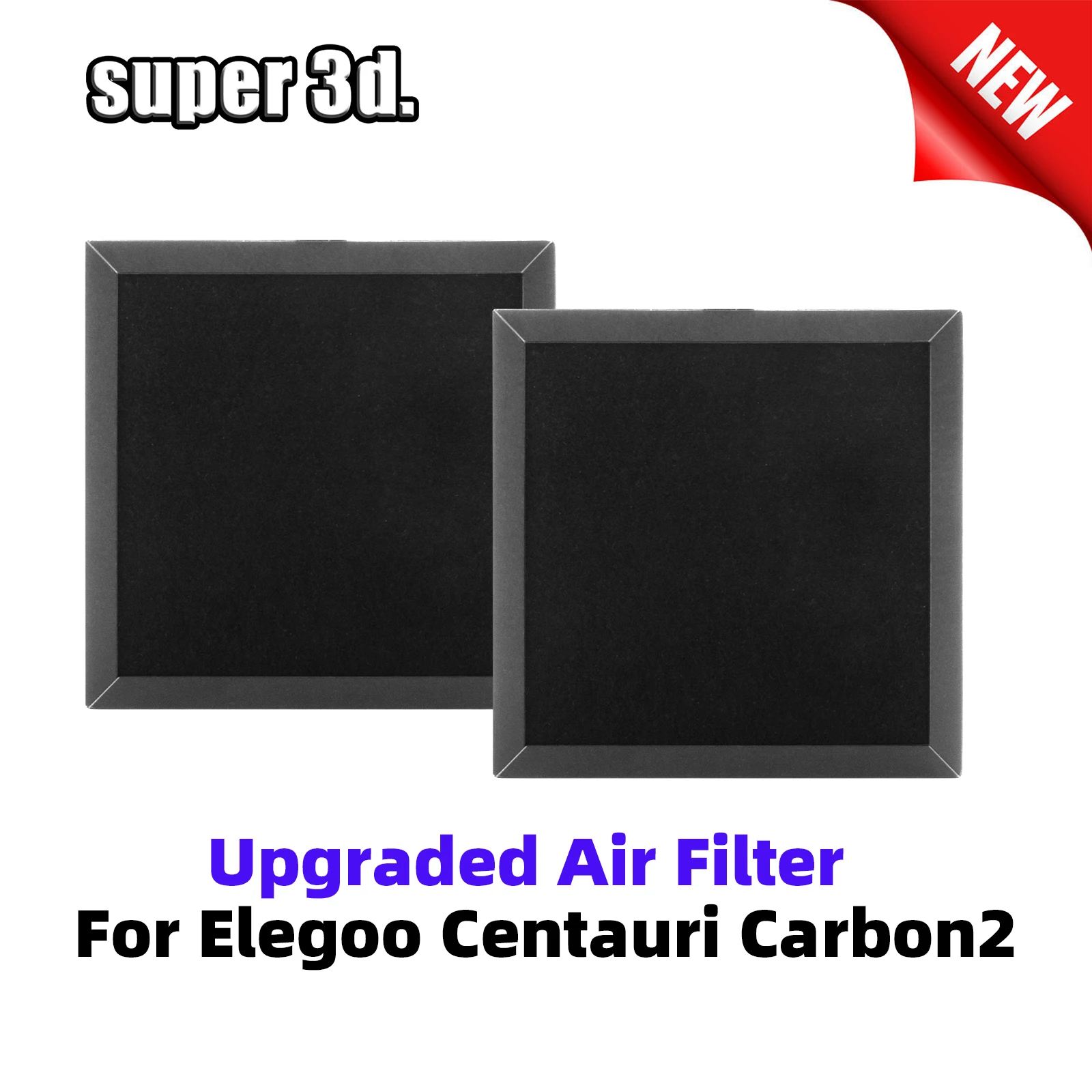 For Elegoo Centauri Carbon2 Air Filter HEPA + Ultra Activated Carbon Centauri Carbon 2 Upgrade 3D Printers Parts OEM Replacement