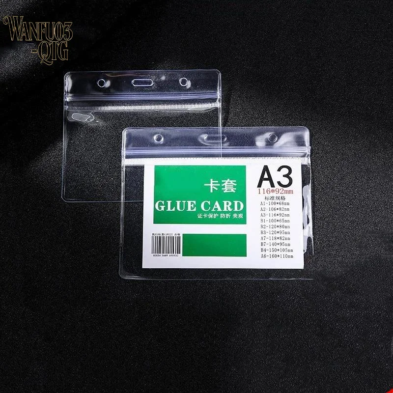 Hot  Waterproof Clear Plastic Card Protective Sleeve Transparent Pouch For Bank Credit ID Card Portable Storage Wallet Gadget