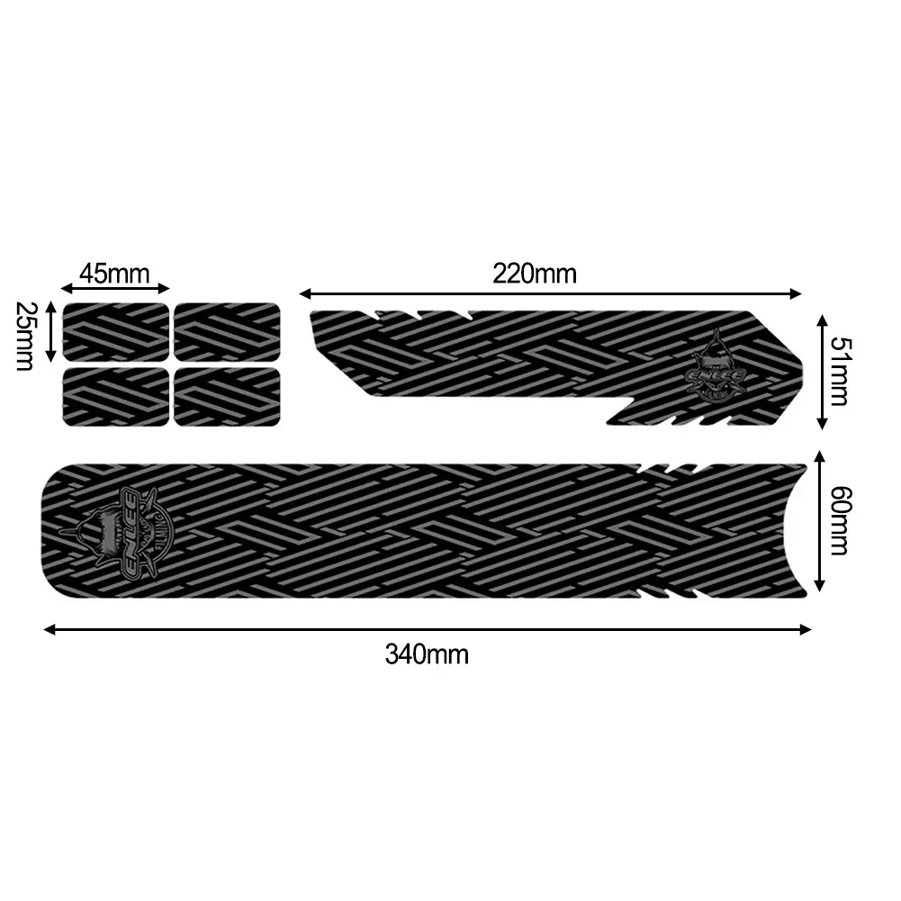 Autocollants en fibre de carbone et cuir pour vélo, accessoire de protection imperméable pour garder votre bicyclette à l'air neuf, DIY