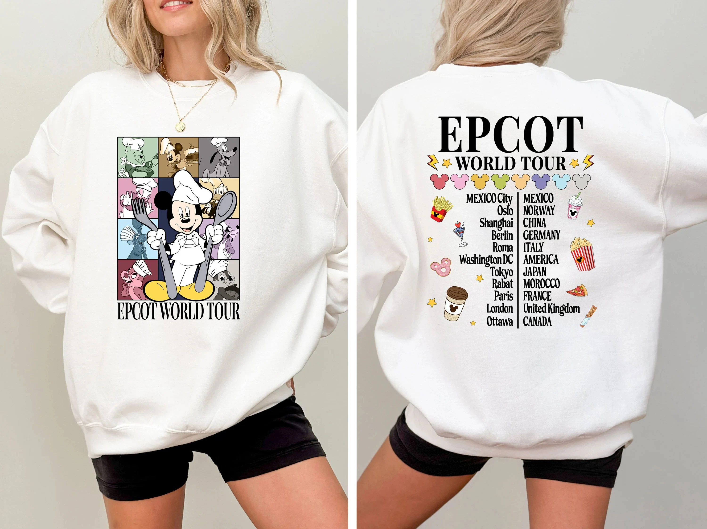 American Retro Mickey and Friends' Journey Sportswear Women's Autumn and Winter New Fashion Men's and Women's Sportswear Jacket