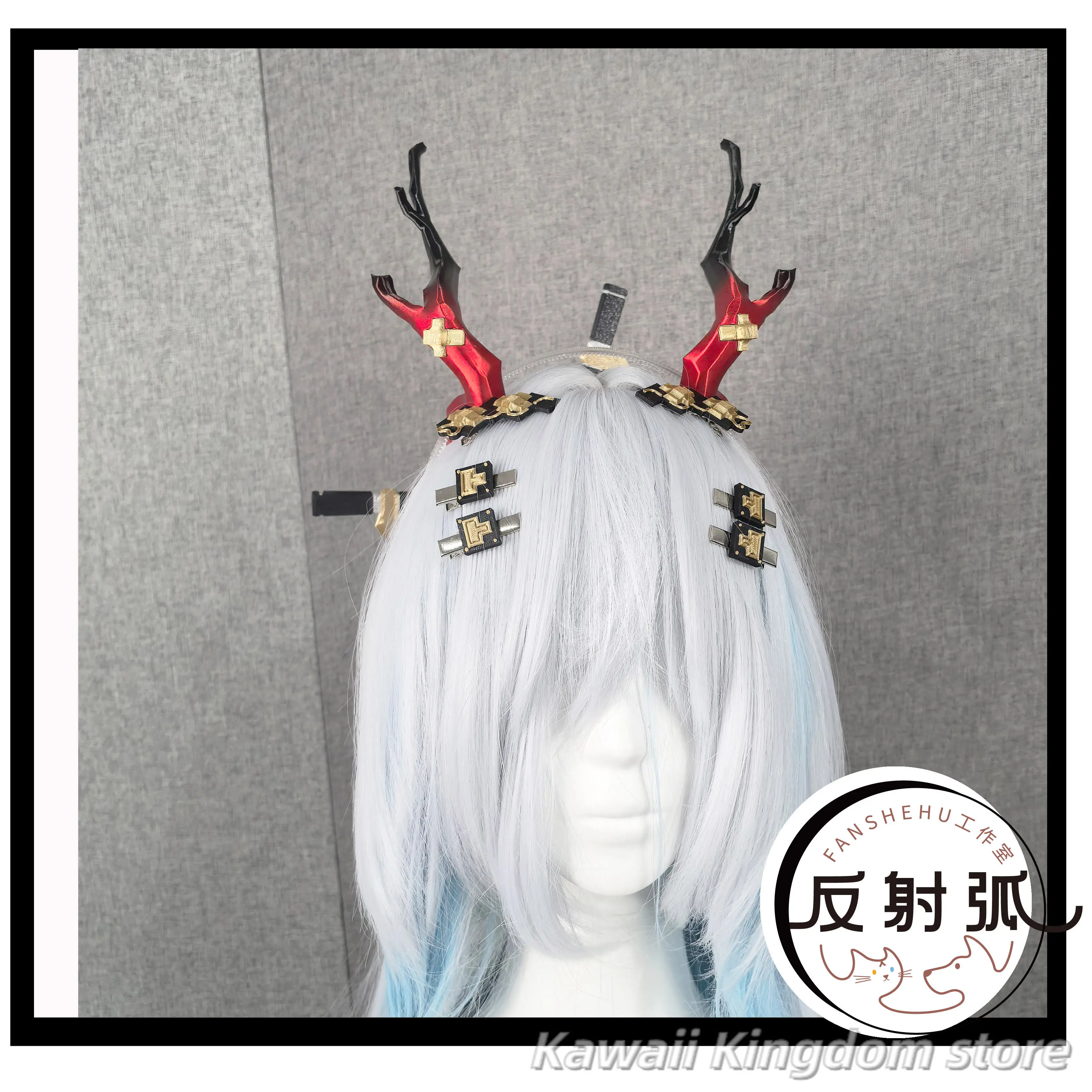 

Arknights: Endfield Zhuang Fangyi Prop Headwear Corner Accessories Anime Cosplay Halloween Mascot Student Accessory Fans Gift