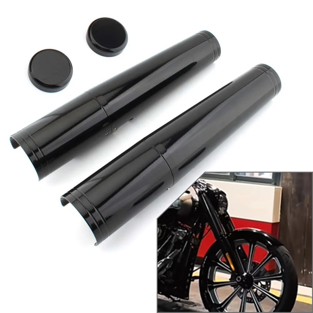 Motorbike Upper Front Fork Boot Slider Cover Tube For Harley V-Rod Night Rod Special 2007 2008 2009 2010 2011