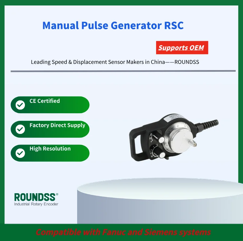 RSC Magnetic Encoder 4-Axis Manual Pulse Generator Handwheel for CNC Machine Tools