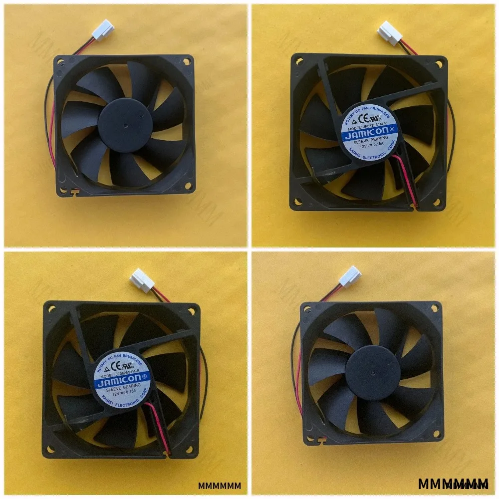 TT  JAMICON JF0825S1M-R DC12V 0.15A 8cm 8025 Silent Case Fan 2pin