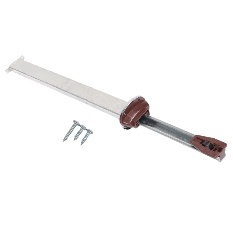 

N84R Metal Drawer Slide Replacement For Various Dressers And Nightstands, Drawer Track And Rail Kit With Metal Support Plate Dur