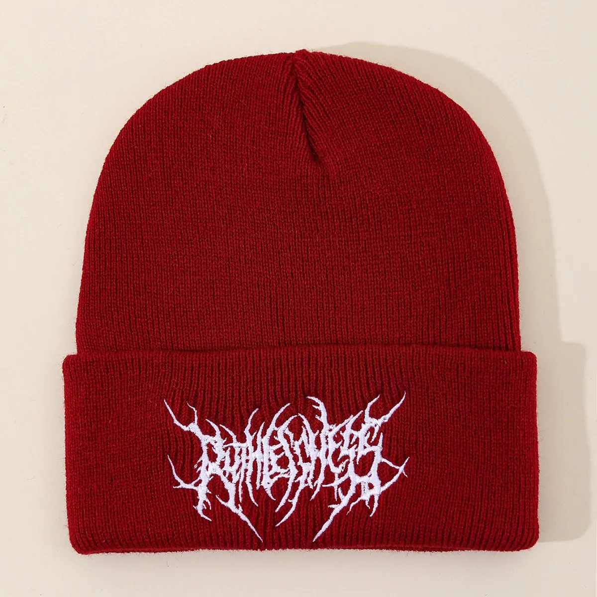 جديد الجمجمة متماسكة قبعة للجنسين الشرير الاكريليك قبعة الشتاء الشارع القوطية قبعة للرجال والنساء