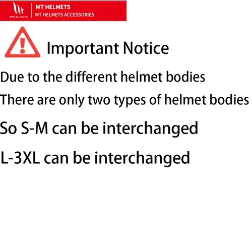 Imagen 2 del producto Almohadillas para los oídos con forro para casco de motocicleta MT Thunder 4, accesorios originales MT, forro de repuesto y almohadillas para los oídos
