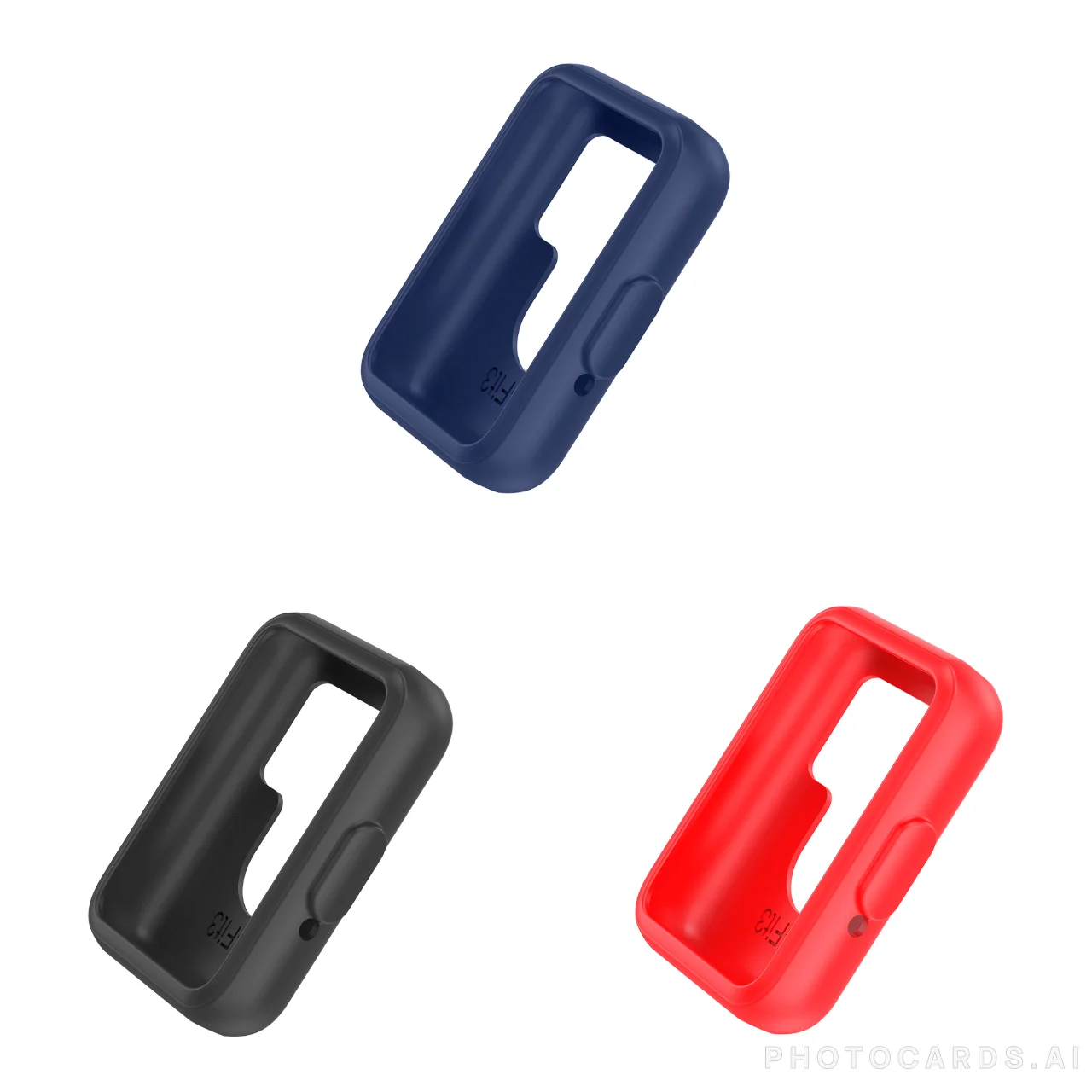 

3 Pieces Soft Silicone Case for Samsung Galaxy Watch Fit 3 Dial Sport Smart Watch Protector Shell Sweatproof Watch Accessories