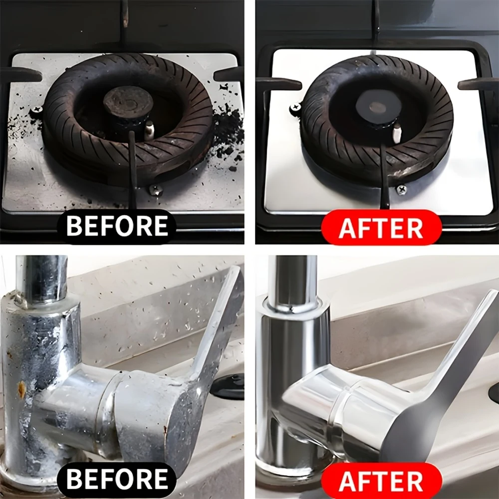 Pasta Pemoles Logam Premium - Pasta Restorasi Logam Serbaguna, Cocok untuk Dapur, Kamar Mandi, Baja Tahan Karat, Wastafel,