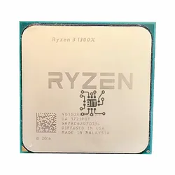 Ryzen 3 1300X R3 1300X 3.5 GHz Quad-Core Quad-Thread CPU Processor YD130XBBM4KAE Socket AM4