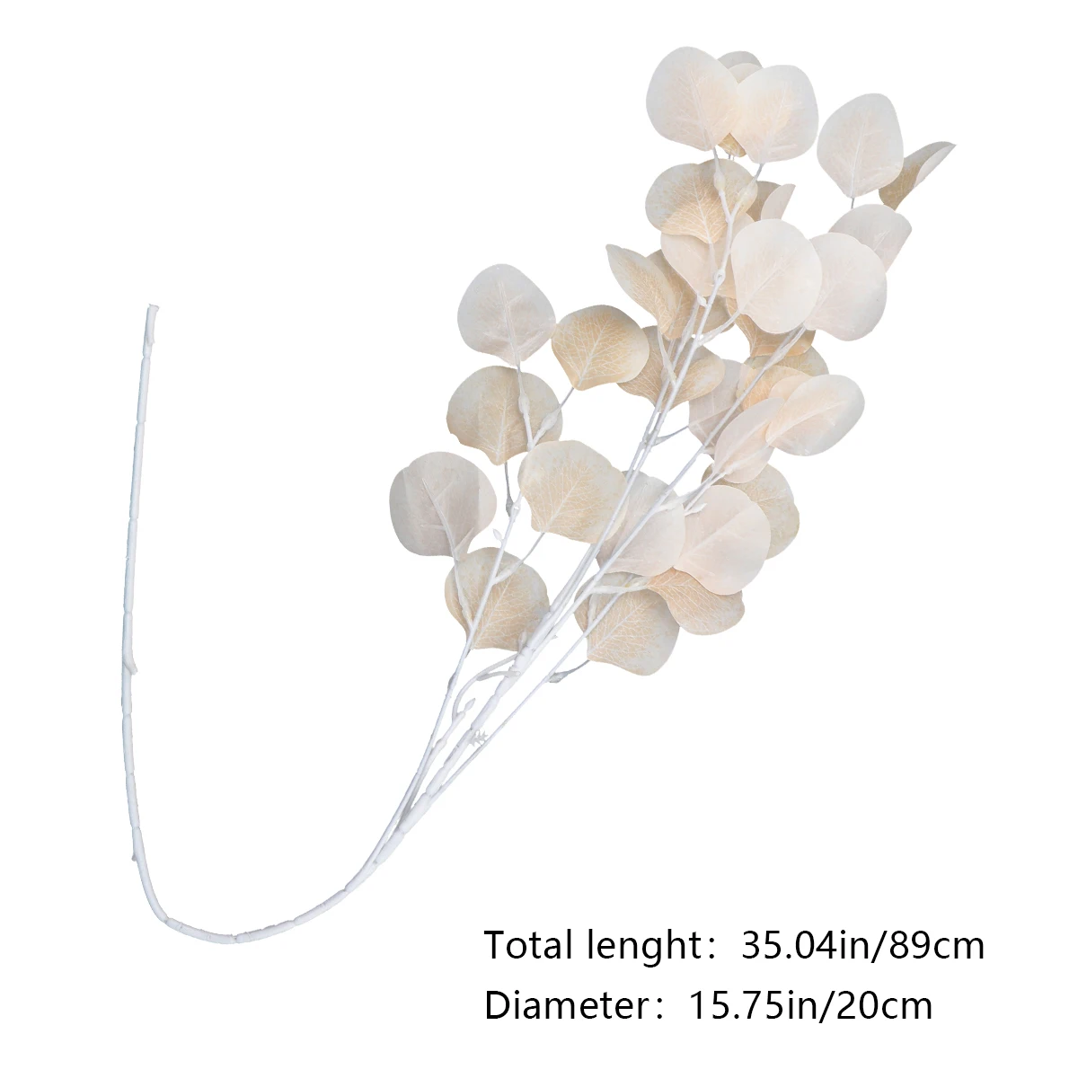 

2pcs Artificial Green Plants Imitation Decoration Photo Props Eucalyptus Leaves Flower Arrangement Home Wedding