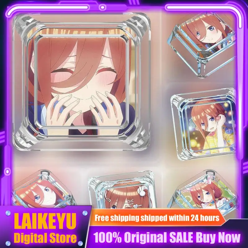 Nakano Sanjiu Anime Keycaps Cross Axis Mechanical Keyboard Transparent Pc Gaming Keyboard Collection Gifts Customized Keycaps