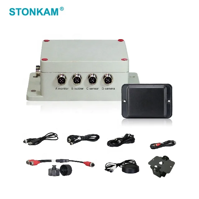 Sistema di sensori di parcheggio con sensore posteriore 1080P 24GHz con fusione video AHD, allarme sovrapposto con strato di mappa