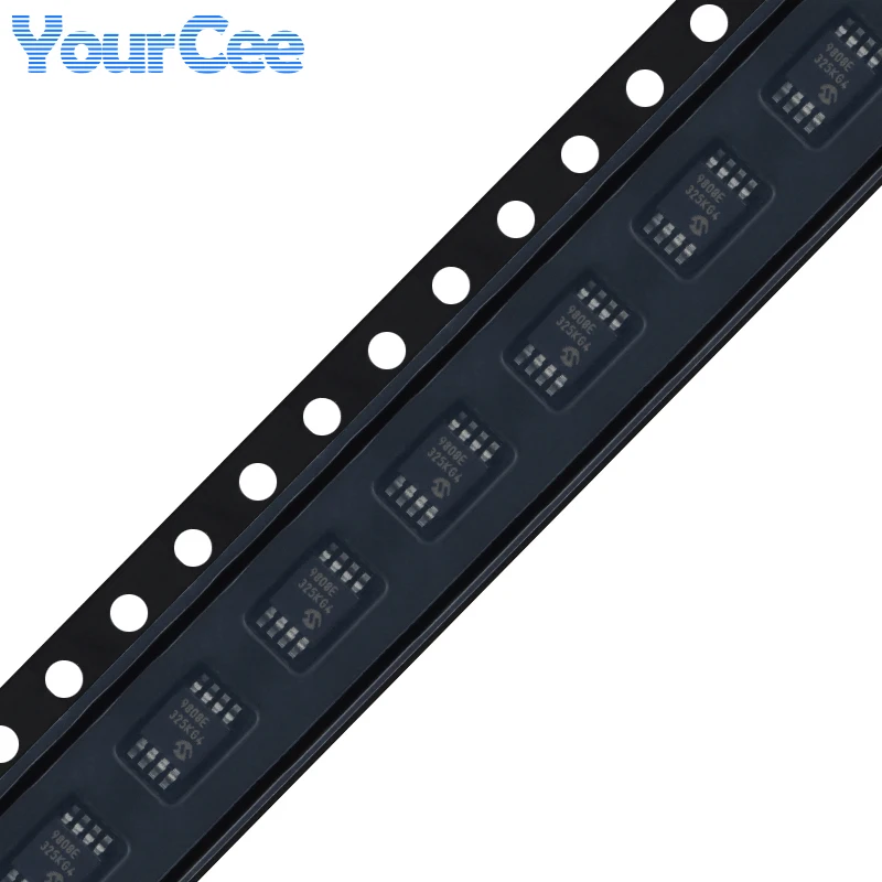 5 قطعة/1 قطعة MCP9808T-E/MS MCP9808 MCP9808T MSOP-8 ±0.5 °   رقاقة استشعار درجة الحرارة الرقمية IC رقاقة