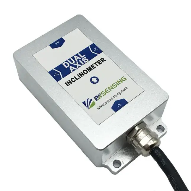 

BWSENSING BWH525 Двухосный инклинометр Высокая точность 0,003 градуса Цифровой и CANBUS Выходной датчик угла наклона"