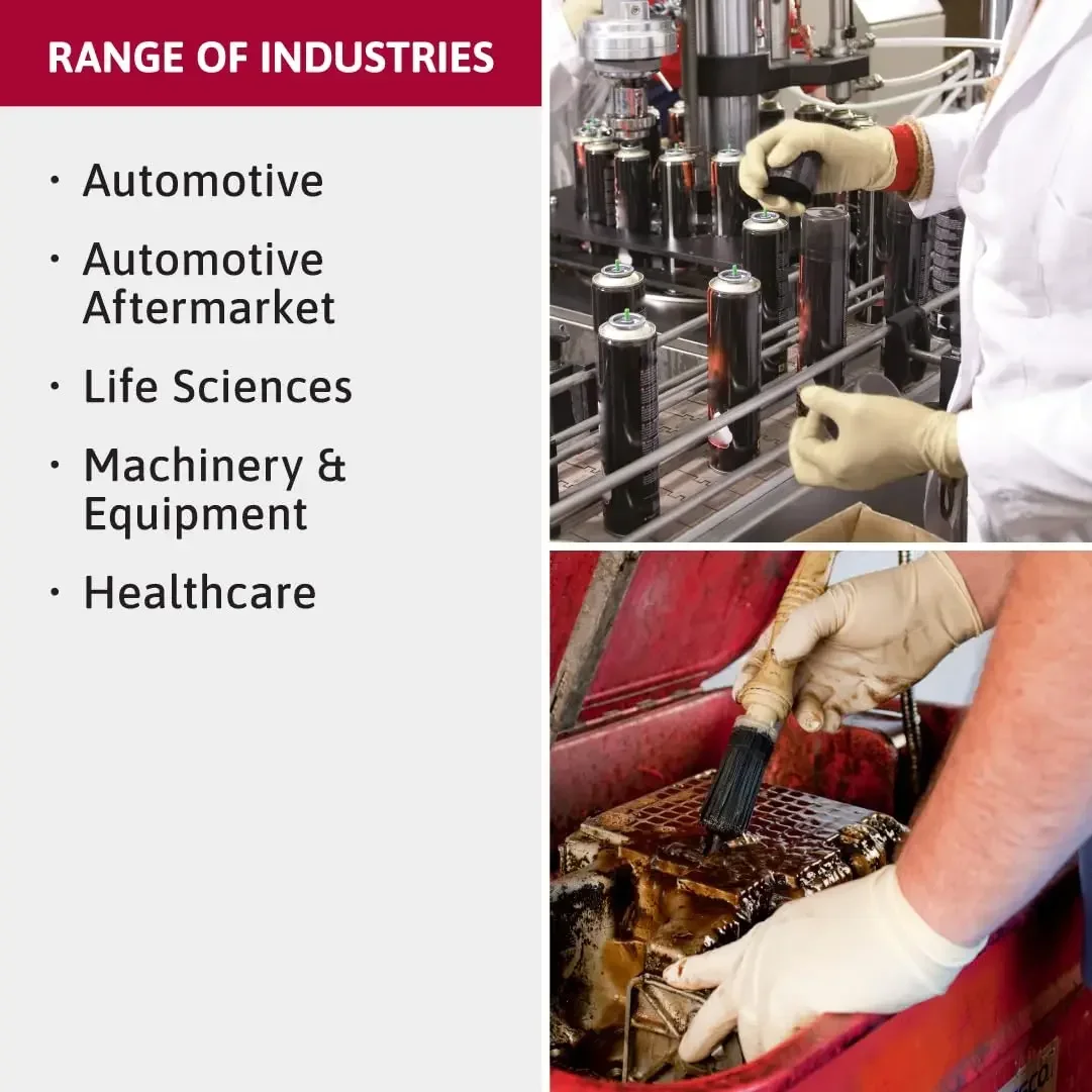 

[Must Have, Premium Quality!]Diamond Grip MF-300 Disposable Latex Gloves for Automotive, Healthcare, Machinery Industries - XL,