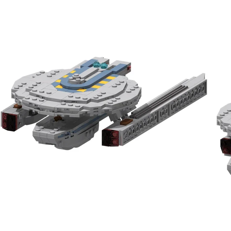 

1043pcs MOC USS Curry and USS Raging Queen Curry-Class Variants Smooth Edition Building Blocks Christmas Gift Collector