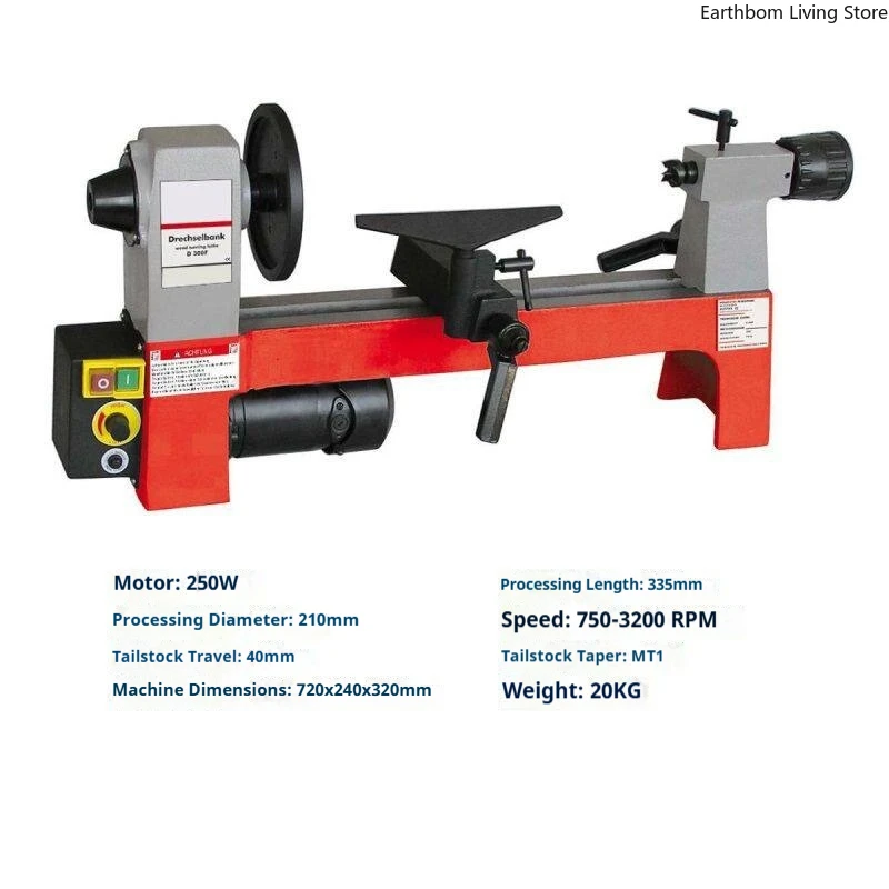 Woodworking Mini Lathe Digital Display Automatic Mini Lathe Wooden Rosary Beads Commercial Machinery Mini Draaibank ZY60XXCC
