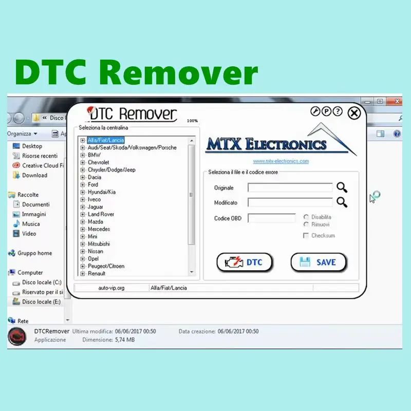 

DTC Remover 2024 For KESS KTAG FGTECH OBD2 Software MTX DTC Remover 1.8.5.0 With Keygen+9 Extra ECU Tuning SW Software ECU Fault