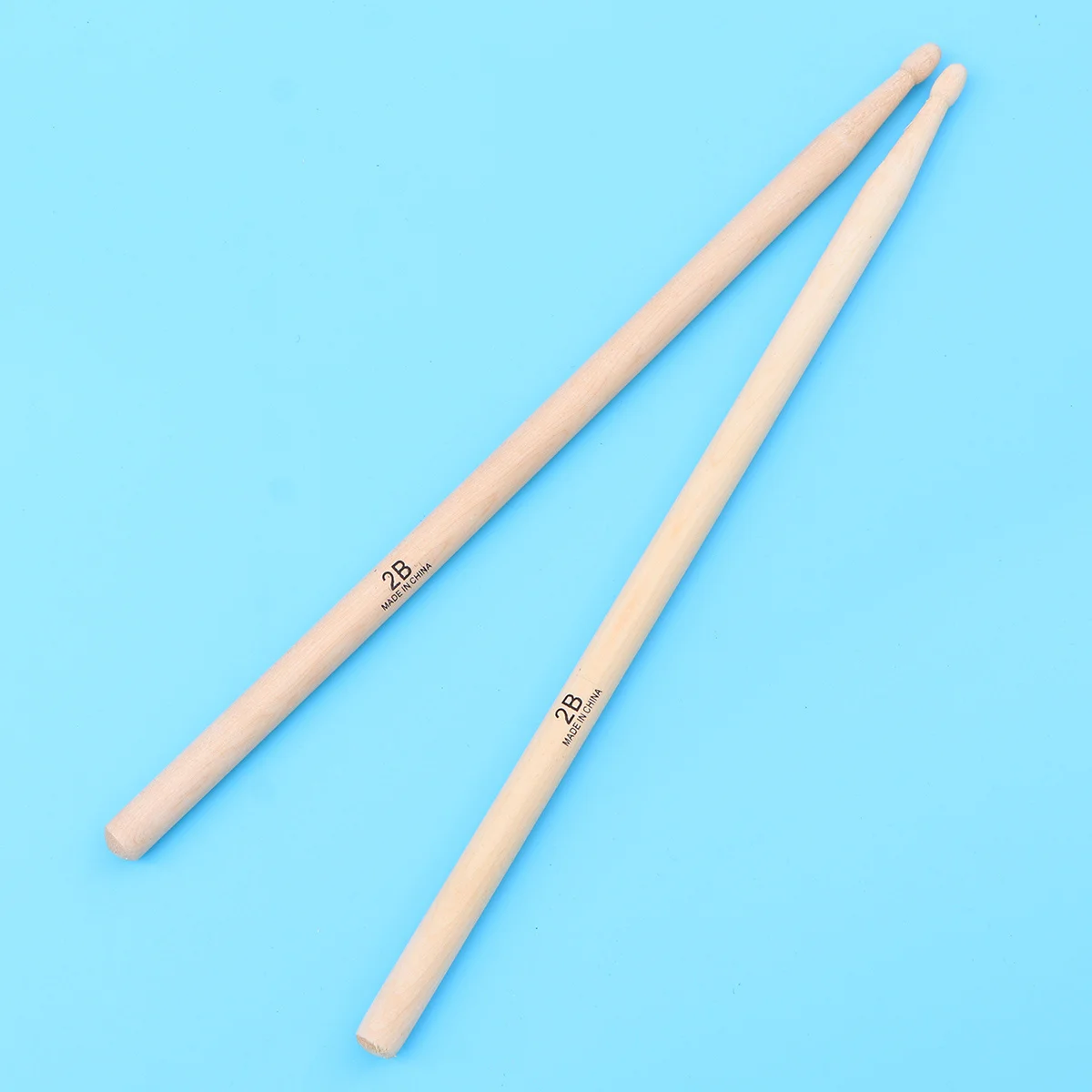 

Wooden Drumsticks 43Cm Wood Color Pair Strong Dense Wood for Loud Clear Sound Drum Sticks Wooden Drumsticks