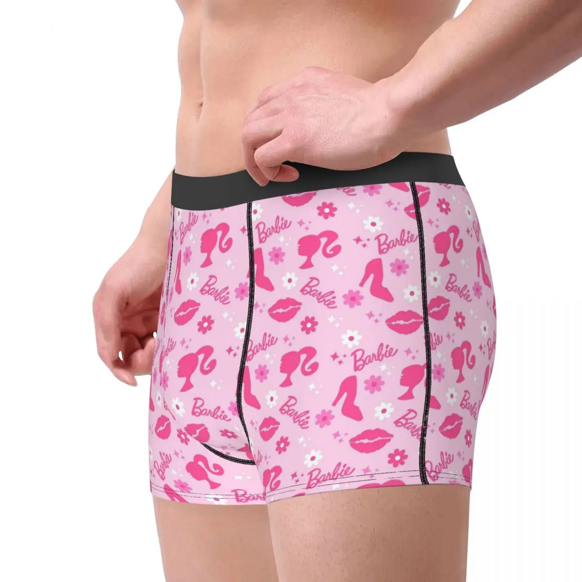 Custom Male Fashion Barbie Men Underwear Boxer Briefs Soft Shorts Panties Underpants