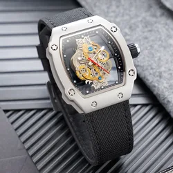 Uthai L57 Heren Uitgehold Waterdicht Merk Originele Lichte Luxe Wijn Emmer Stijl Mannelijke Klok Sport Mode Quartz Horloges