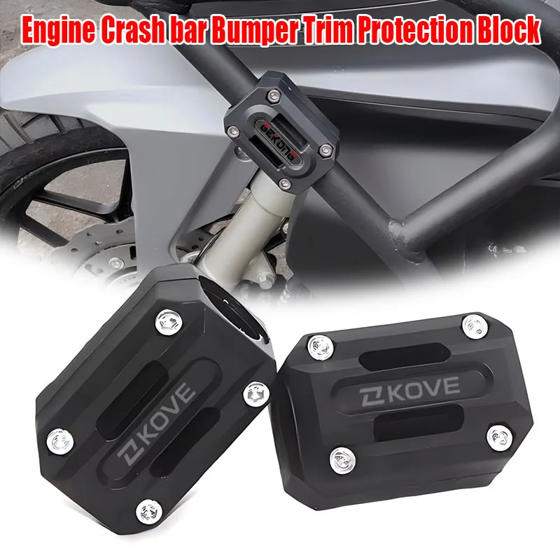 

For KOVE 800X Pro/Rally 525X 500X 400X 800 525 500 400 X Motorcycle Accessories Engine Crash bar Bumper Trim Protection Block